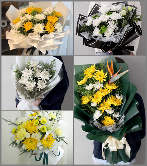 江苏南通海门市常乐镇振复村白事花束代送